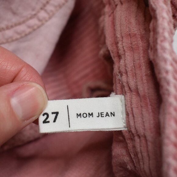 Pacsun Corduroy Jeans Pants Sz 27 High Waist Cotton Preppy Boho Retro 70s - Picture 10 of 16